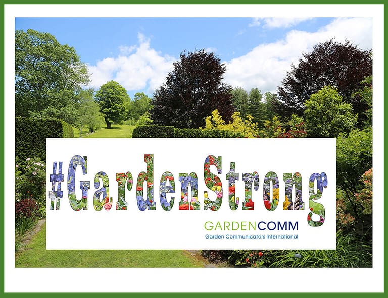 #GardenStrong graphic that provides support for growing extra produce in your garden to help the hungry